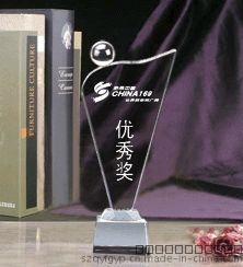 深圳禮品廠家 定制專屬活動(dòng)比賽水晶獎(jiǎng)杯擺件